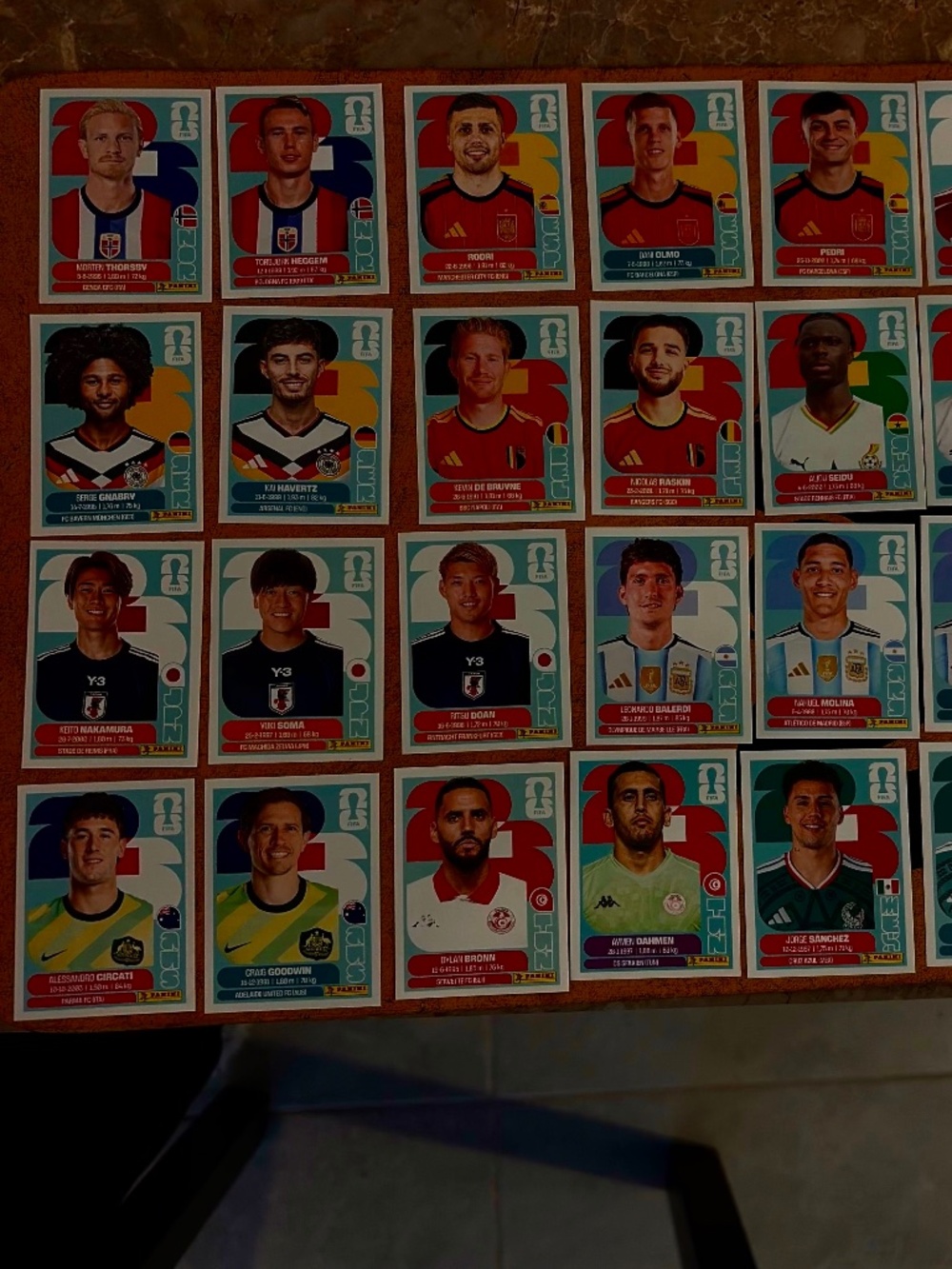 New Bundle of Authentic 59 Fifa Panini World Cup 2026 Stickers No Duplicates
